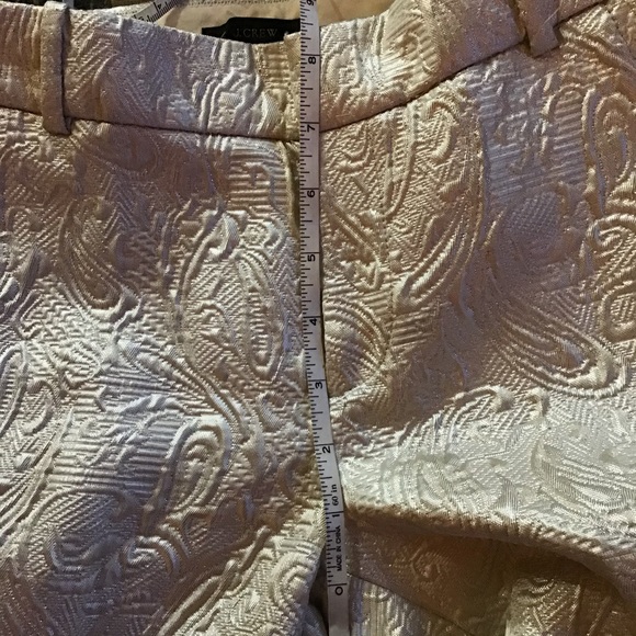 NWT J CREW BROCADE PEARLIZED PANTS - Picture 10 of 12